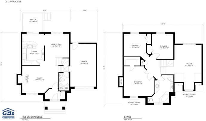 Plan du modèle