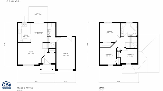 Plan du modèle