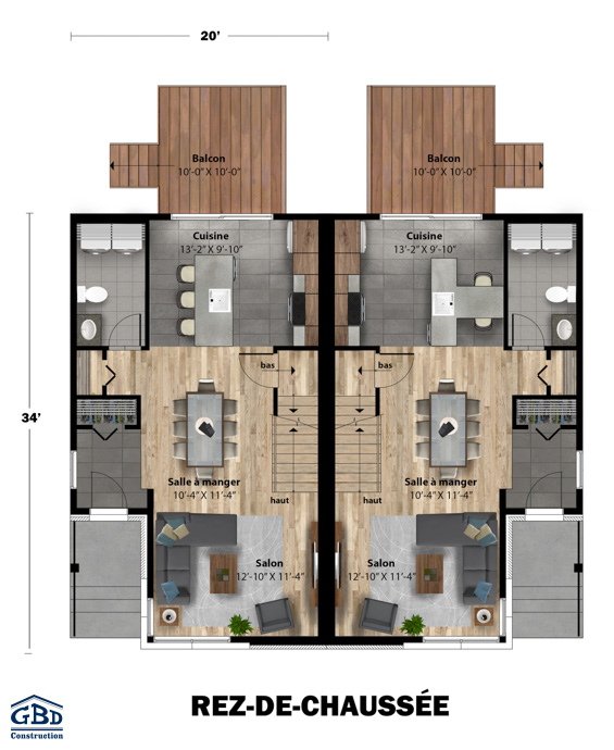 Plan du modèle