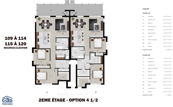 Plan du modèle