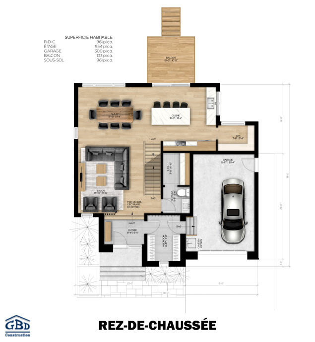 Plan du modèle