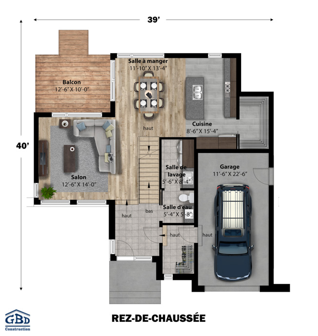 Plan du modèle