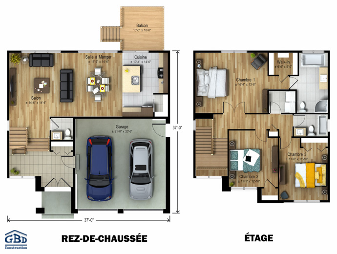 Plan du modèle