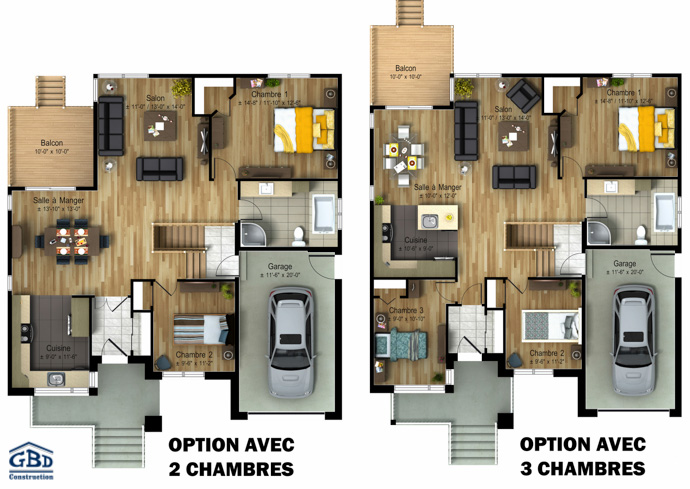 Plan du modèle