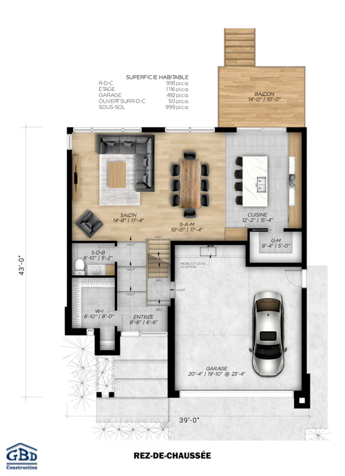 Plan du modèle