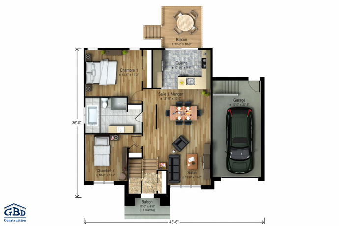 Plan du modèle