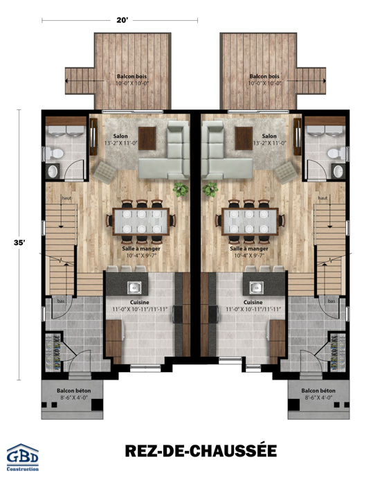 Plan du modèle