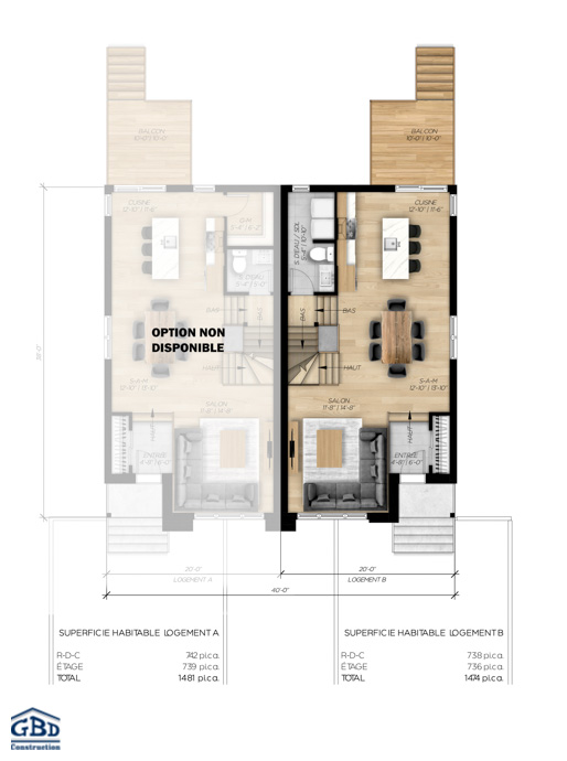 Plan du modèle