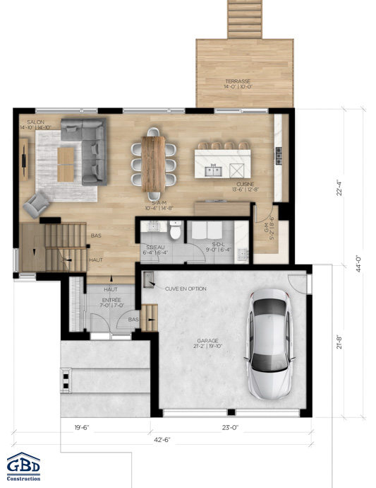 Plan du modèle