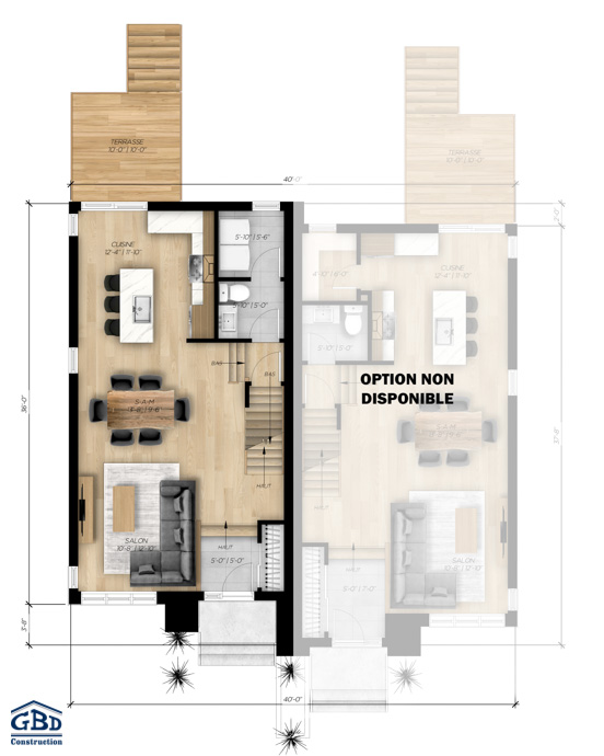 Plan du modèle