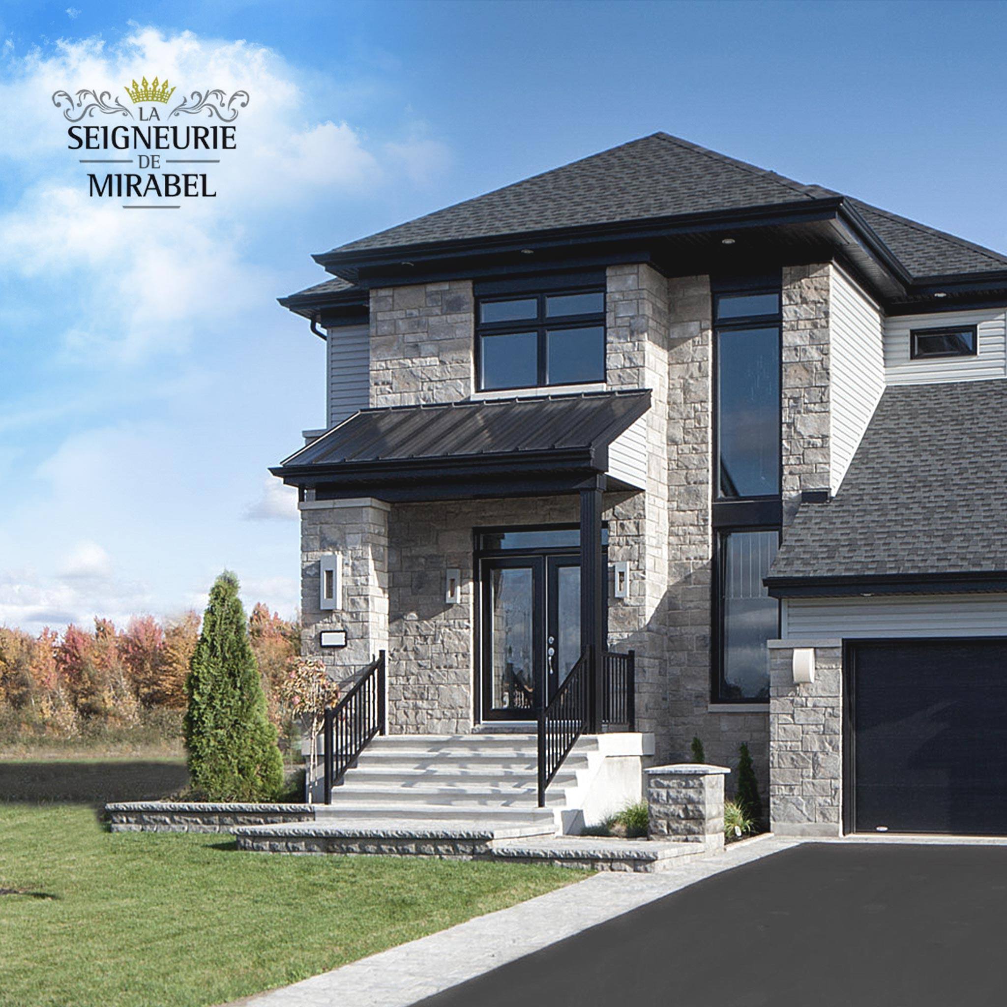 Projet domicilaire pour les familles à Mirabel. Maisons neuves à étages, plain-pied et maisons de ville.