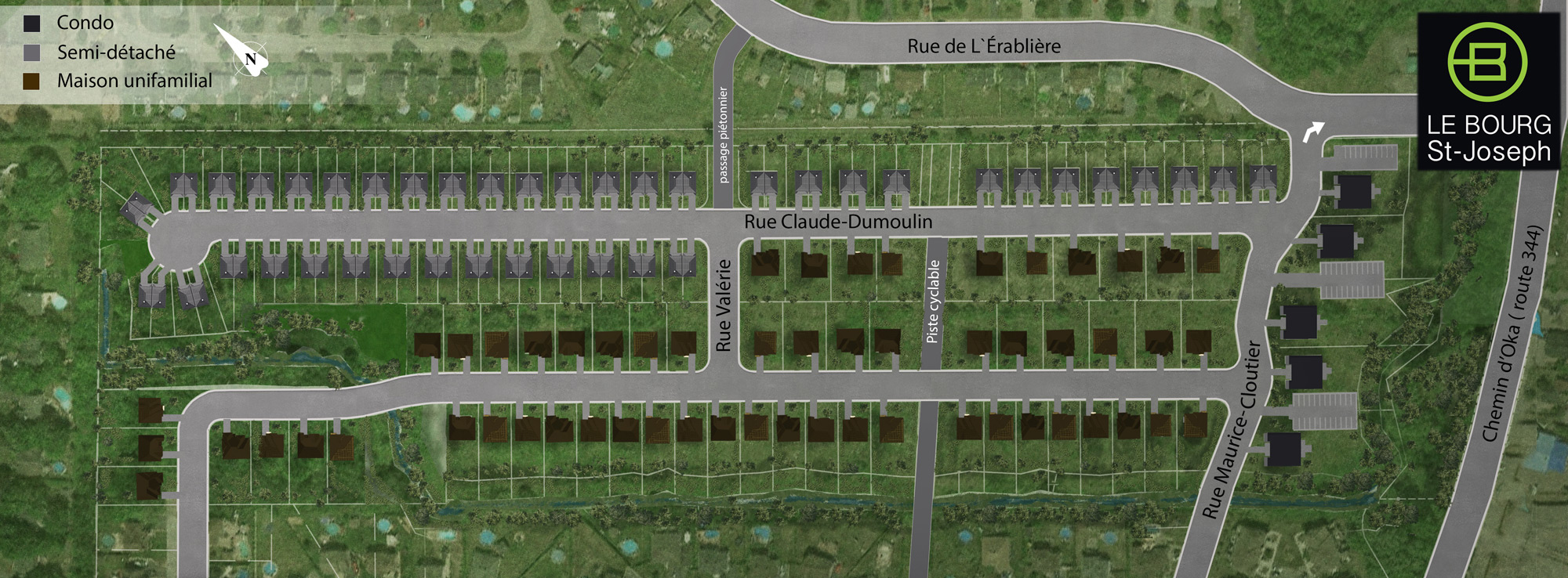 Plan du projet Le Bourg St-Joseph