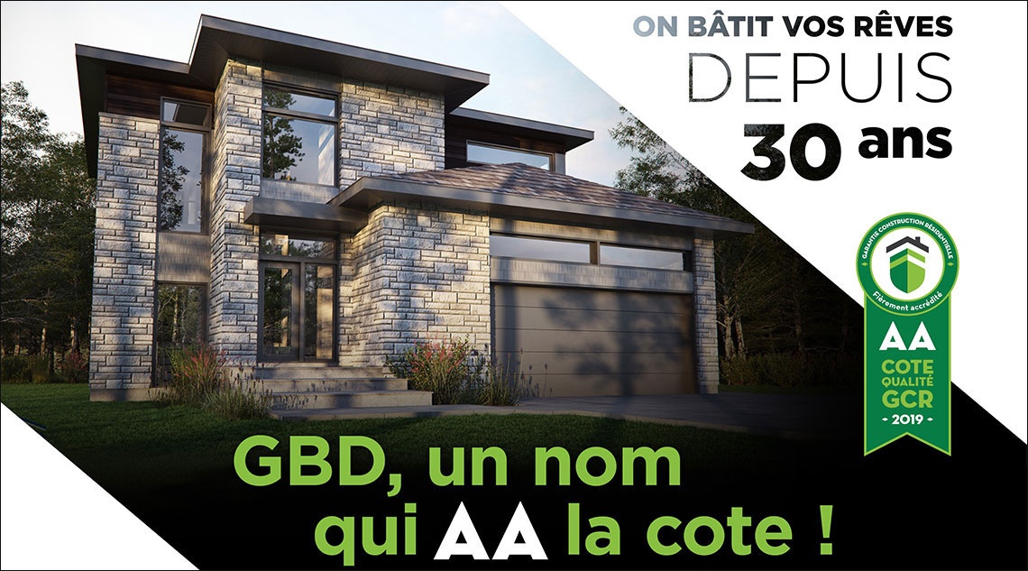 GBD Construction obtient la cote de qualité AA de GCR!