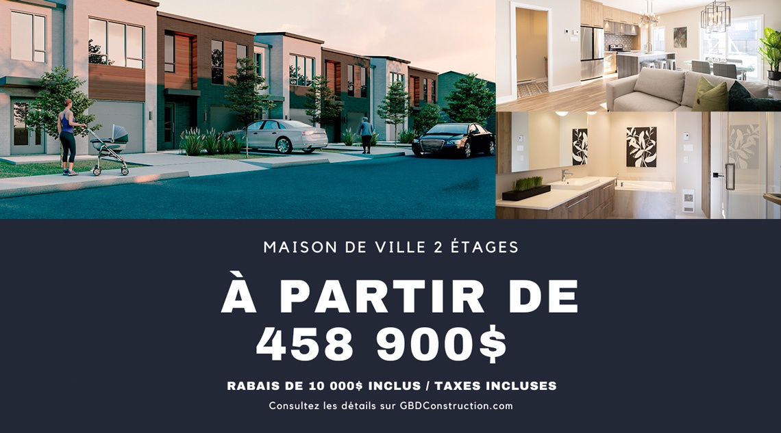 Promotion - Maison de ville à 2 étages